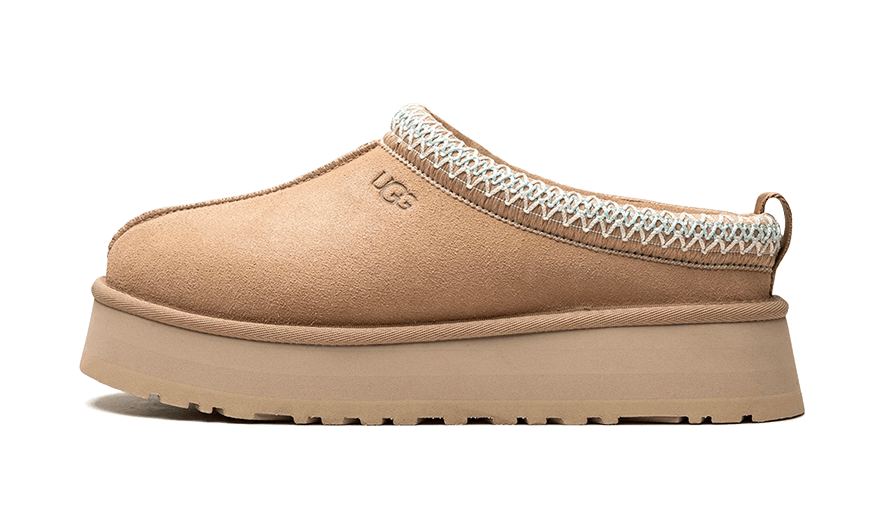 UGG Tazz II Slipper Sand (1122553-SAN/1174471-SAN) – Seitenansicht außen | Rarus