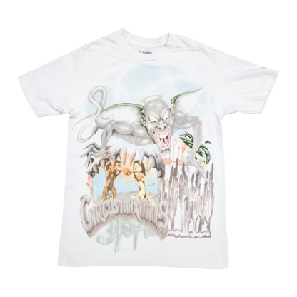Travis Scott Utopia Circus Maximus 2024 Euro Tour Tee White