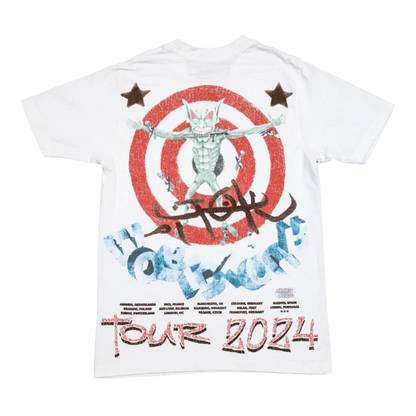 Travis Scott Utopia Circus Maximus 2024 Euro Tour Tee White