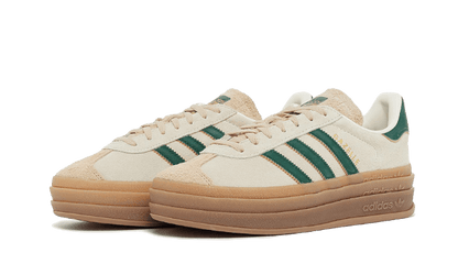Adidas Adidas Gazelle Bold Magic Beige Collegiate Green - ID7056