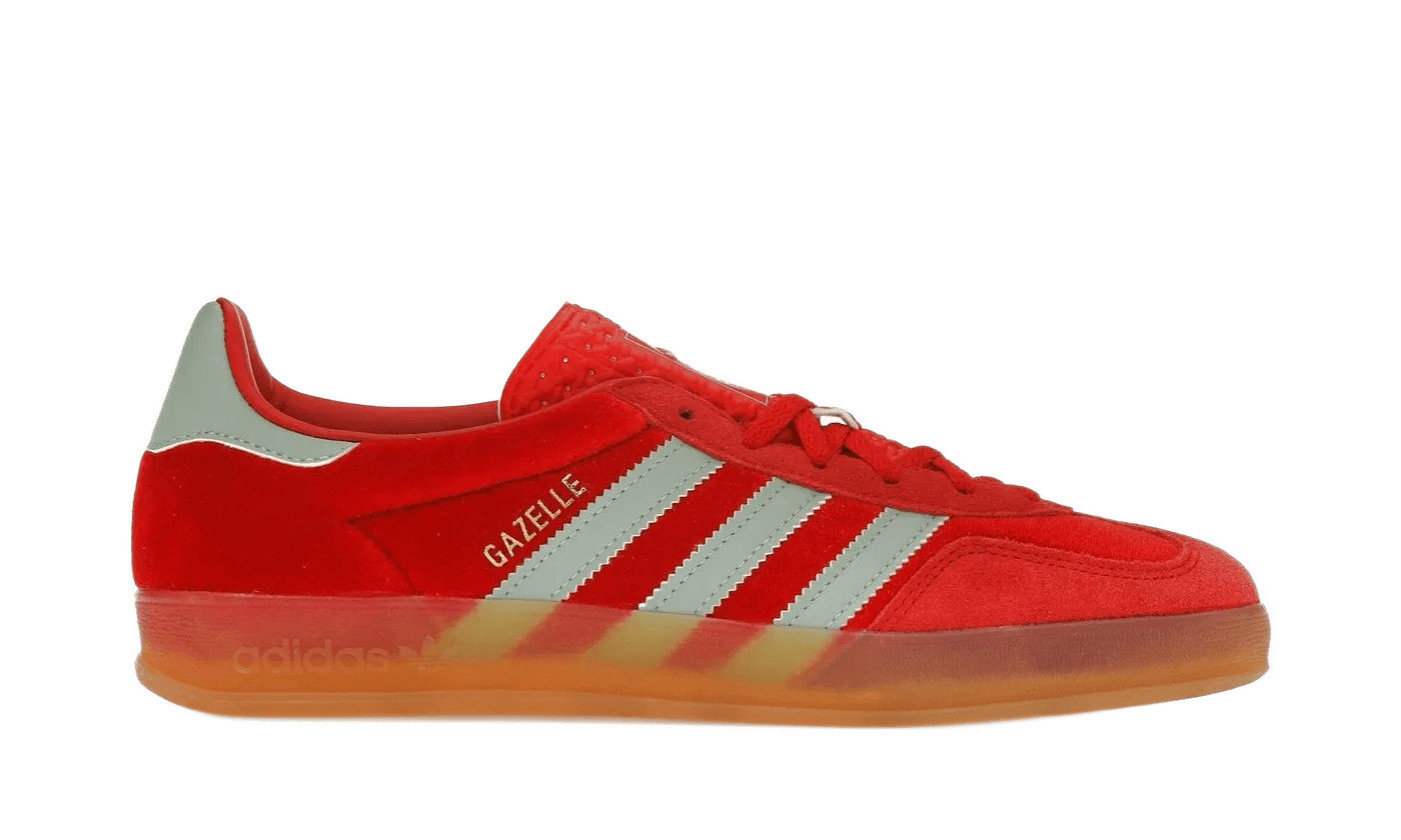 Adidas Gazelle Indoor Better Scarlet Hazy Green - IG6786