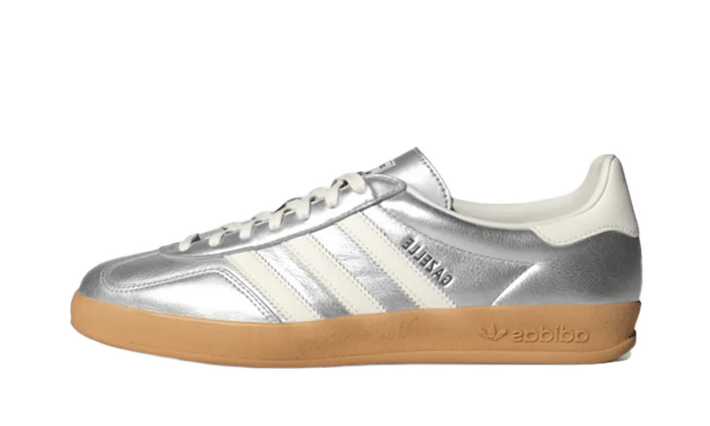 Adidas Gazelle Indoor Silver Metallic Core White - JR1206