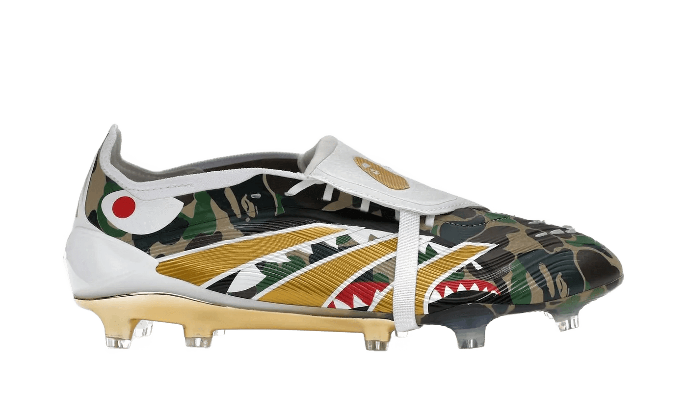 Adidas Predator Elite Foldover Tongue FG Bape Green Camo - JS3104