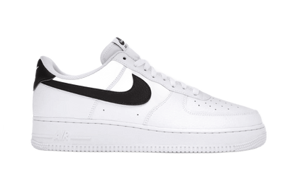 Nike Air Force 1 Low '07 White Black Pebbled Leather - CT2302-100