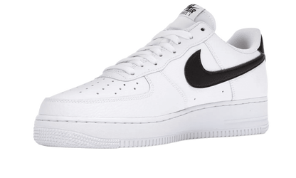 Nike Air Force 1 Low '07 White Black Pebbled Leather - CT2302-100