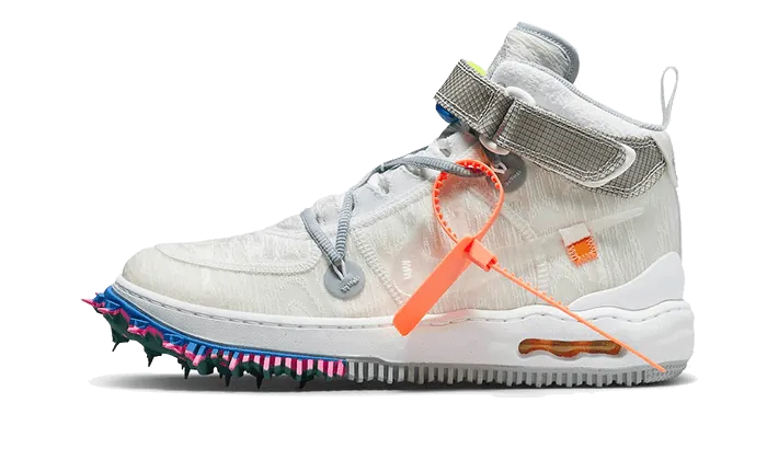 Nike Air Force 1 Mid Off-White Clear White - DO6290-100