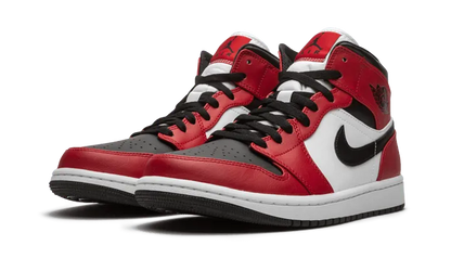 Air Jordan Air Jordan 1 Mid Chicago Black Toe - 554724-069 / 554725-069