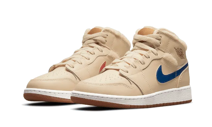 Air Jordan Air Jordan 1 Mid Fleece Pearl White - DO2207-264
