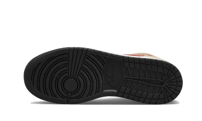 Air Jordan 1 Mid Onyx Curry - 554724-201