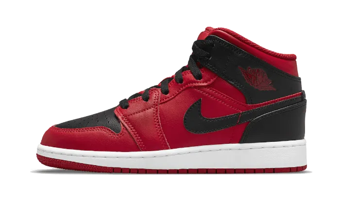 Air Jordan Air Jordan 1 Mid Reverse Bred - 554724-660 / 554725-660