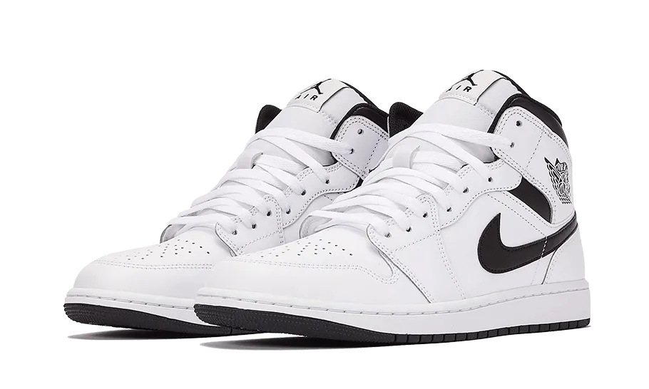 Air Jordan Air Jordan 1 Mid White Black - DQ8423-132 / DQ8426-132