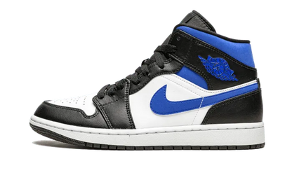 Air Jordan Air Jordan 1 Mid White Black Royal - 554725-140 / 554724-140