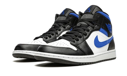 Air Jordan Air Jordan 1 Mid White Black Royal - 554725-140 / 554724-140