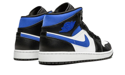 Air Jordan Air Jordan 1 Mid White Black Royal - 554725-140 / 554724-140