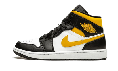 Air Jordan Air Jordan 1 Mid White Pollen Black - 554724-177 / 554725-177