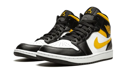 Air Jordan Air Jordan 1 Mid White Pollen Black - 554724-177 / 554725-177