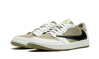 Air Jordan Air Jordan 1 Retro Low Golf Travis Scott Neutral Olive - FZ3124-200