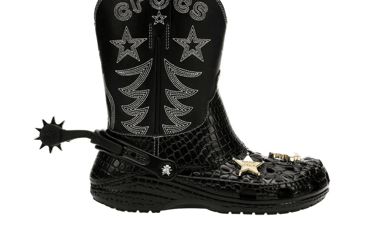 Crocs Classic Cowboy Boot Black - 208695-001