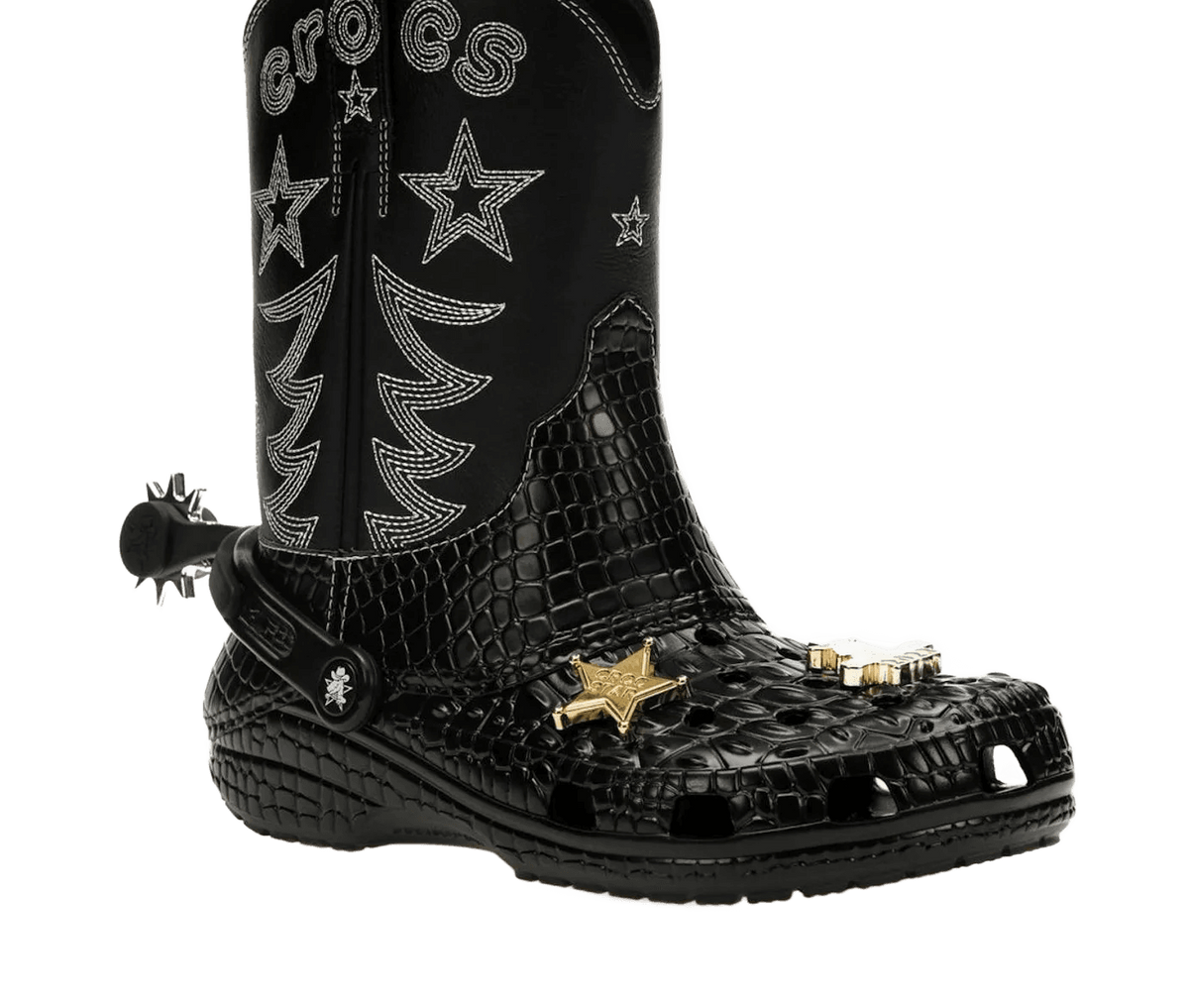 Crocs Classic Cowboy Boot Black - 208695-001