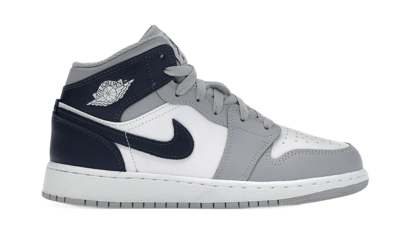 Air Jordan Air Jordan 1 Mid Wolf Grey Midnight Navy - DQ8423-104 / DQ8426-104