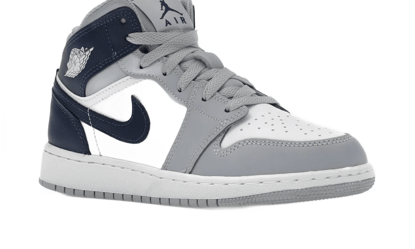 Air Jordan Air Jordan 1 Mid Wolf Grey Midnight Navy - DQ8423-104 / DQ8426-104