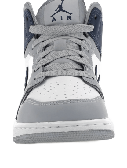 Air Jordan Air Jordan 1 Mid Wolf Grey Midnight Navy - DQ8423-104 / DQ8426-104