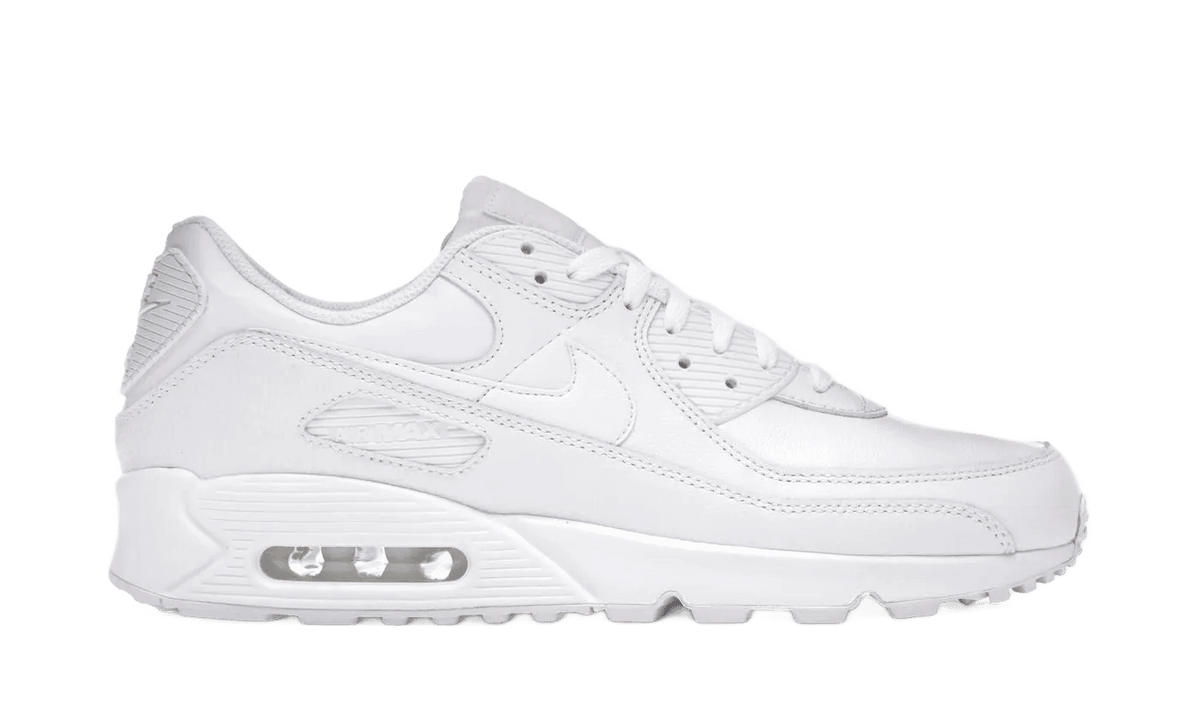 Nike Air Max 90 Leather Triple White - CZ5594-100