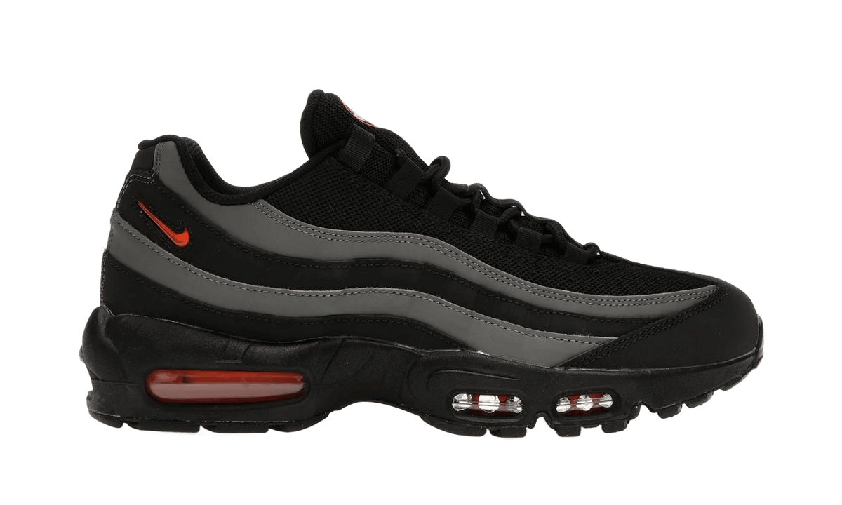 Nike Air Max 95 Black Grey Safety Orange - DX2657-001