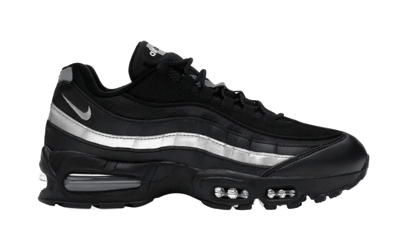 Nike Air Max 95 OG Big Bubble Black White Metallic Silver - IB1667-003