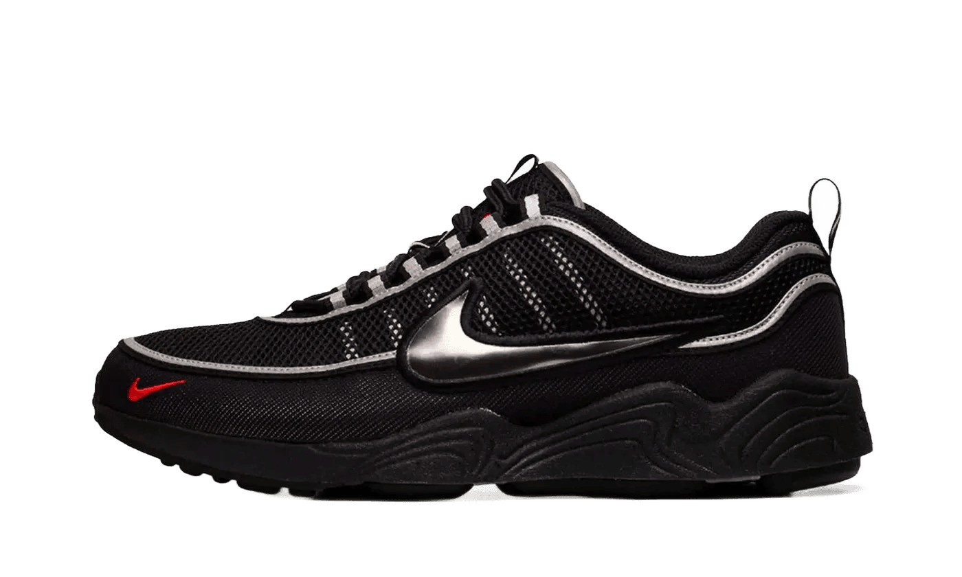 Nike Air Zoom Spiridon Black Metallic Silver - HF9117-002