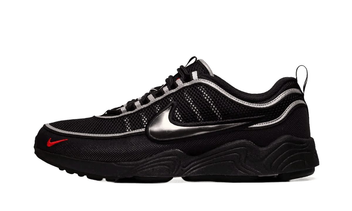 Nike Air Zoom Spiridon Black Metallic Silver - HF9117-002