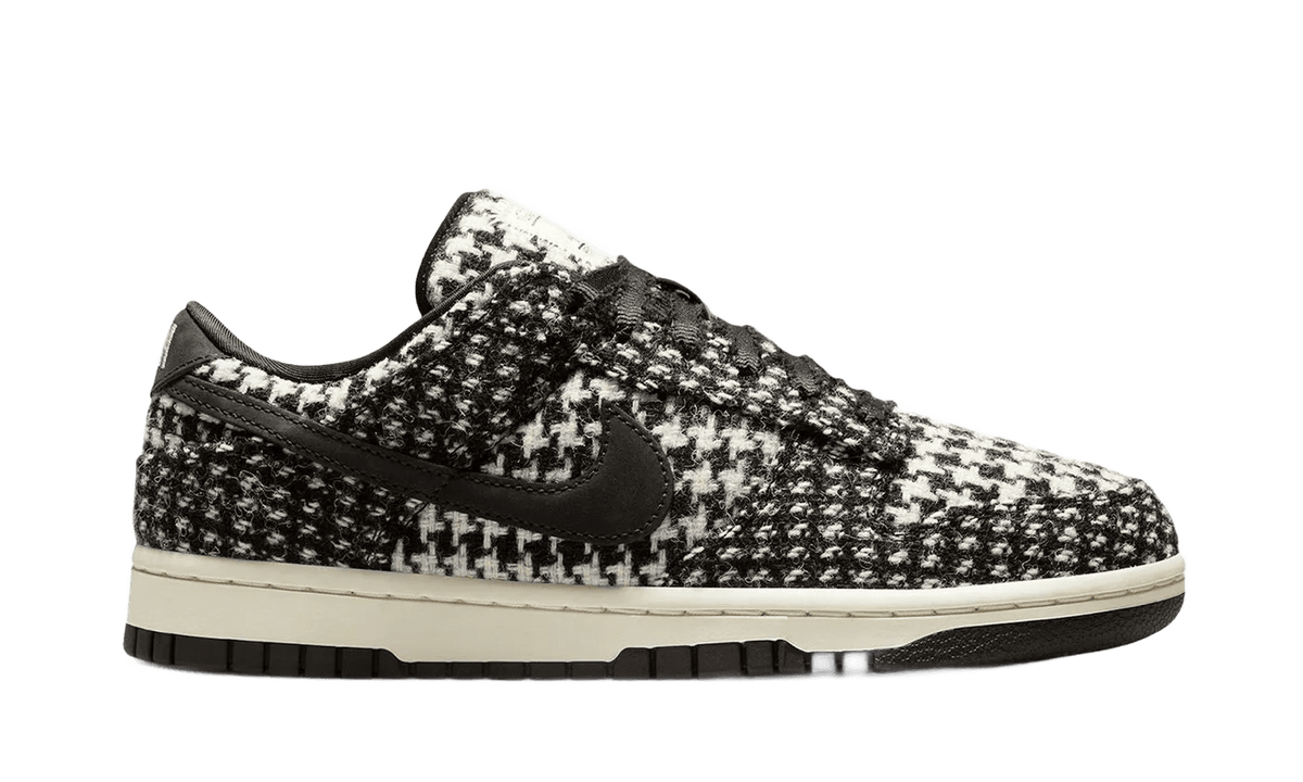 Nike Dunk Low Harris Tweed White Black Multi - HQ5036-901