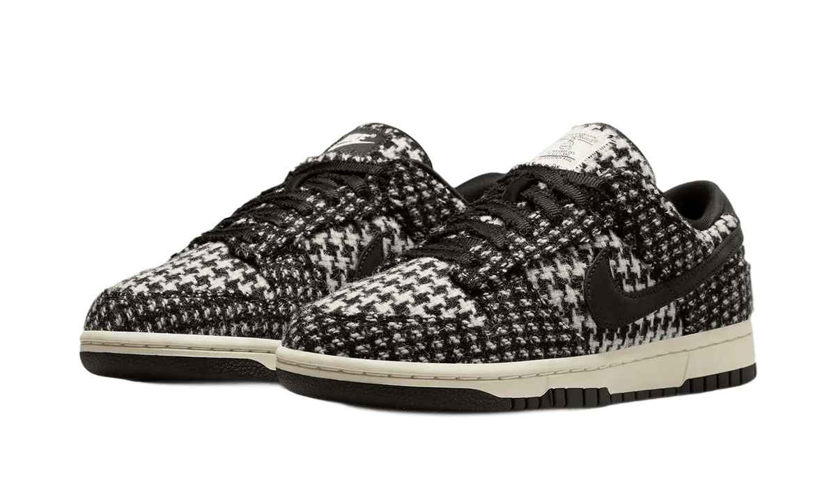 Nike Dunk Low Harris Tweed White Black Multi - HQ5036-901