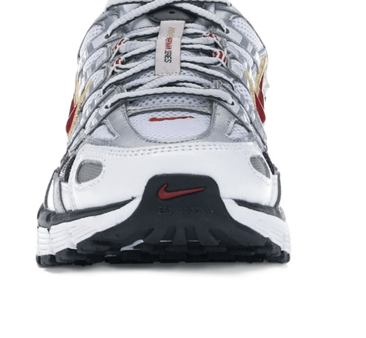Nike P-6000 White Gold Red - BV1021-101