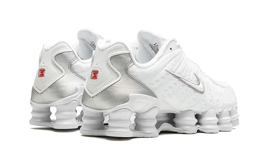 Shox TL White Metallic Silver Max Orange - AR3566-100
